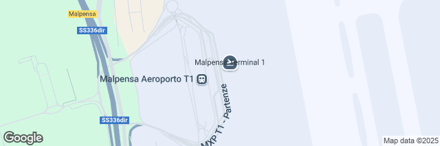 Google Maps Milan Airport Malpensa T1, Terminal 1, Ferno Varese, 21010, Italy
