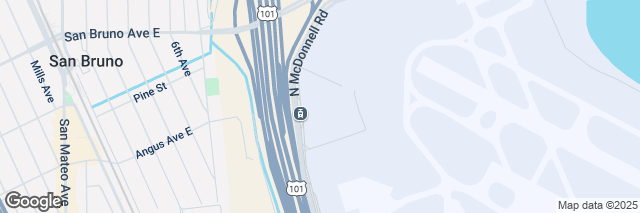 Google Maps San Francisco Airport (SFO), Car Rental Center 780 N McDonnell Rd, San Francisco, CA 94128-3103, United States of America